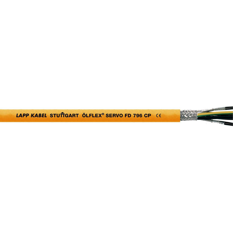 Lapp Kabel&Leitung - Energiekabel < 1 kV, für ortsveränderlichen Einsatz ÖLFLEX SERVO FD 796 CP 0027963 4G10+(2x1,5)
