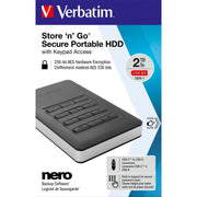 Verbatim - Speichermedium digital Festplatte 2TB USB3.1 53403 Extern,6,35cm(2,5Z)