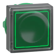 Schneider Electric - Frontelement für Drucktaster Leuchttaster ZB5CW333 fl, quadr. f.LED gn