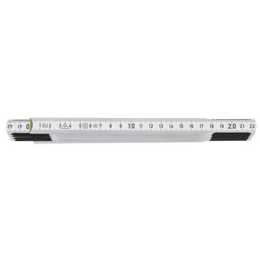 Hultafors - Gliedermaßstab Gliedermassstab P607W schwarze Dezimalen − 10 Stück