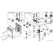 Bosch Thermotechnik - Hydraulische Regelstation Heizkreisset ohne Mischer HS32/7.5 364x290x190