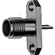 Telegärtner - Koax-Steckverbinder SMA-Flanschbuchse 2-Loch 100024676 AU − 5 Stück