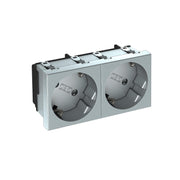 OBO Bettermann - Steckdose 33 Grad, 2-fach STD-D3S AL2 Schutzkontakt