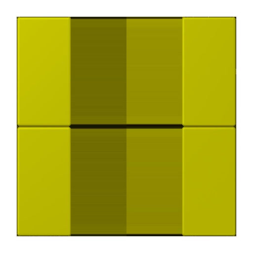 Jung - Abdeckung/Bedienelement für Installationsschalterprogramme Tastensatz 2fach LC 502 TSA 249 vert olive vif
