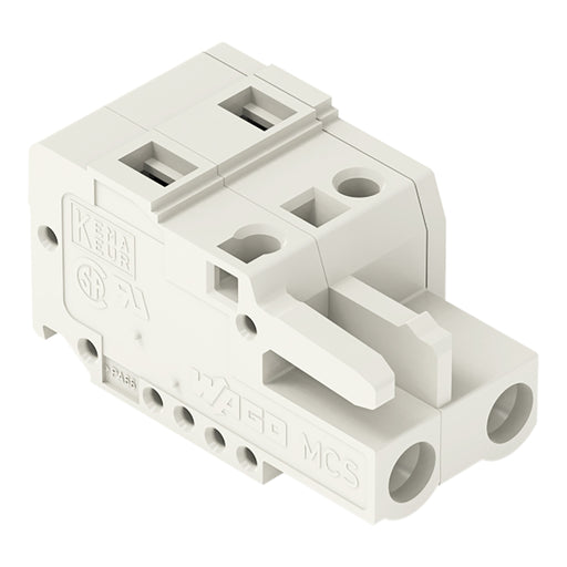 WAGO - Kabelsteckverbinder für Leiterplattensteckverbinder 1-Leiter-Federleiste 721-202/026-047 CAGECLAMP 2,5mm²,lgr − 100 Stück
