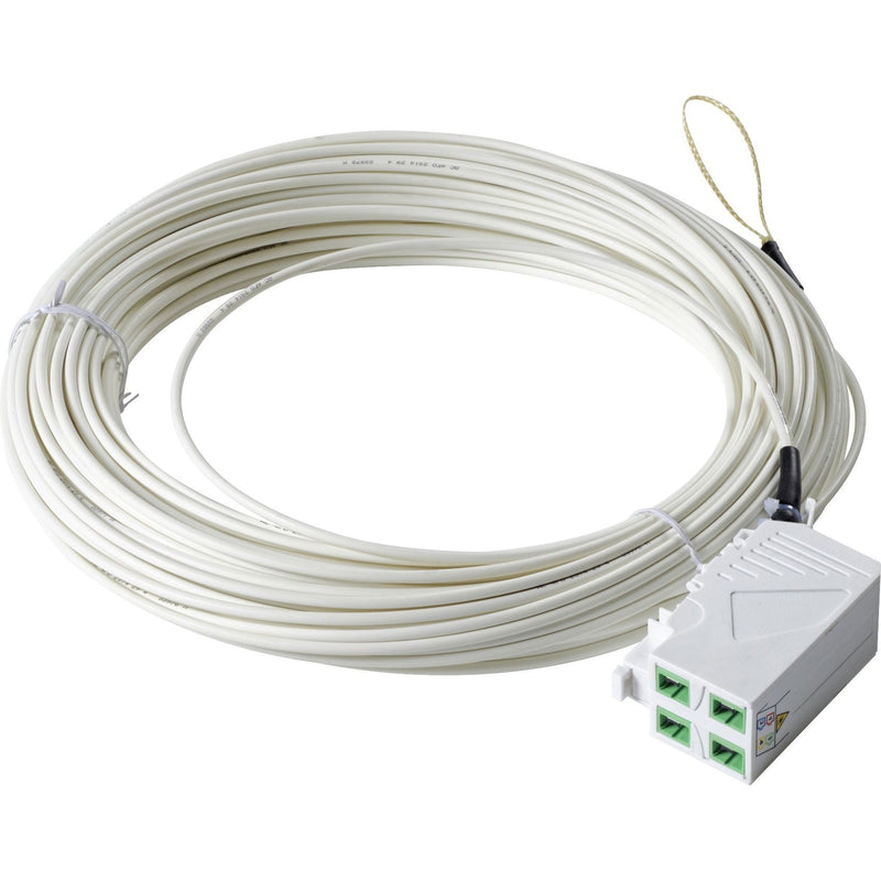 Idea Optical - Kommunikationsanschlussdose LWL FTTH-Hutschienenadapter IO11891618230430 m.Kuppl.4xSC/APC 30m − 10 Stück