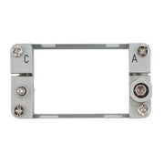 Harting - Modulträgerrahmen für Industriesteckverbinder Gelenkrahmen 09140100303 für 3 Module