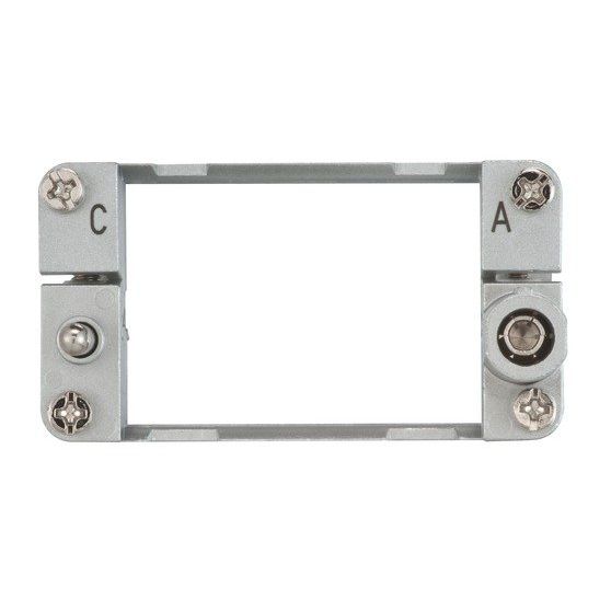 Harting - Modulträgerrahmen für Industriesteckverbinder Gelenkrahmen 09140100303 für 3 Module