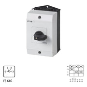 Eaton - Lastschalter Stufenschalter Heizung T3 T3-2-96/I2 32A Aufbau rastend