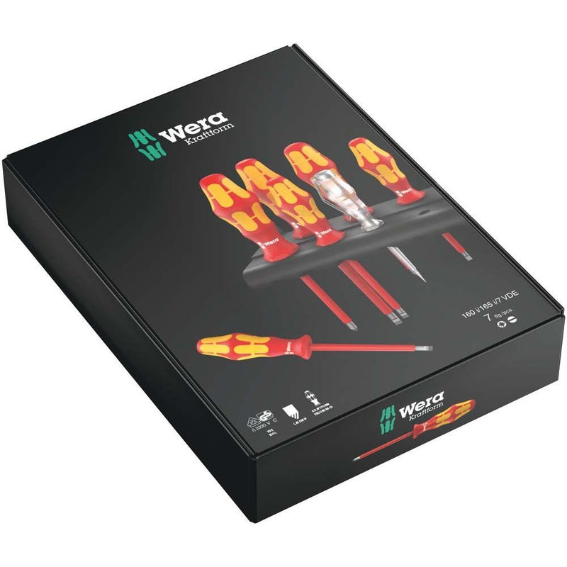 Wera - Werkzeugset Schraubendrehersatz 006148 160i/165i 7, 7-tlg