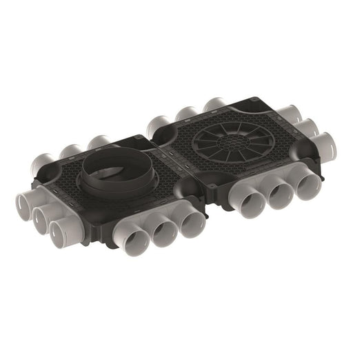 Maico - Luftverteilkasten Luftverteiler doppelt MA-FDV18-63 18 Anschlüsse DN 63 − 1 Stück by Maico
