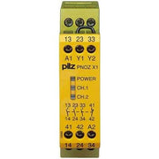 Pilz - Gerät zur Überwachung von sicherheitsgerichteten Stromkreisen Not-Aus-Schaltgerät PNOZ X1 #774300 24VAC/DC 3n/o 1n/c