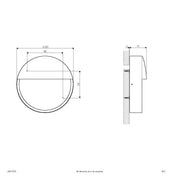 EVN Lichttechnik - Decken-/Wandleuchte LED-Anbauleuchte LH65121525 3000K, 4000K, 5700K