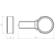 Kaiser - Zubehör/Ersatzteile für Leuchteneinbaugehäuse Einbaugehäuse HaloX 250 1283-76 universal-Frontteil