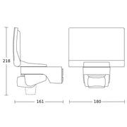 Steinel - Decken-/Wandleuchte Sensor-LED-Strahler XLED home 2 SC SW 3000 K