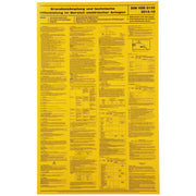 DEHN - Warn-/Hinweisschild Warn-/Hinweisschild WHS AH MB BBE#700053 Merkblatt...