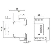 Eberle Controls - Spannungsüberwachungsgerät Überwachungstrelais IUU-3 AC 3(N)400/230V 2W5A