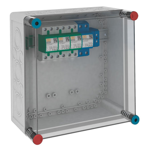 OBO Bettermann - Blitzstromableiter für Energietechnik Coord.LightningController MCD 50-B 3+1-VG Set Typ 1 Ableiter
