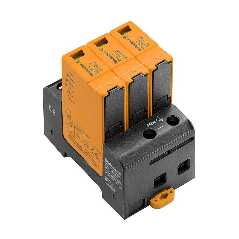 Weidmüller - Überspannungsableiter für Energietechnik/Stromversorgung Überspannungsableiter VPUACI3275/25LCFS o. Fernmeldekontakt