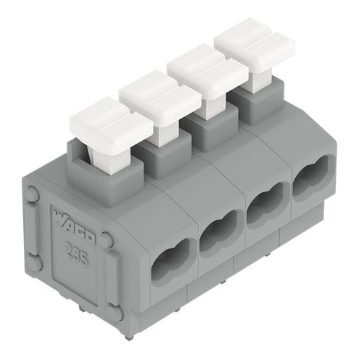 WAGO - Leiterplattenklemme 2-Leiter-Leiterplattenkle. 235-453/331-000 Drücker,0,75mm²,gr − 70 Stück