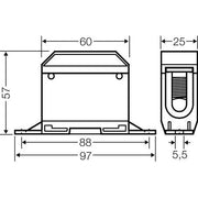 Hensel - Ein- und mehrpolige Klemmenleiste N-Klemme Mi NK 1 f.Mi4150,Mi5150