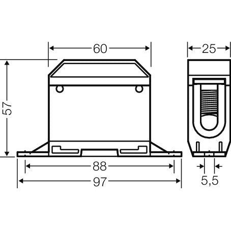 Hensel - Ein- und mehrpolige Klemmenleiste N-Klemme Mi NK 1 f.Mi4150,Mi5150