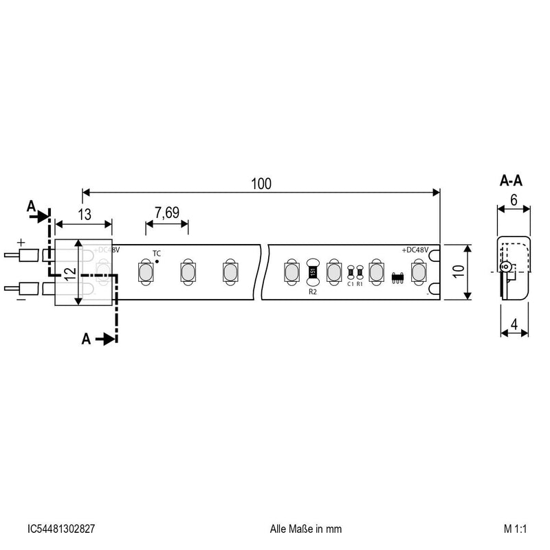 EVN Lichttechnik - Lichtschlauch/-band LED-Stripe IP54 5m IC54481302827 2700K