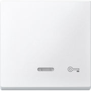 Merten - Abdeckung/Bedienelement für Installationsschalterprogramme Wippe Kontr.Fenster pws 430719 Aufdruck Schlüssel