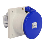 Walther Werke - CEE-Anbausteckdose (IEC 60309) Anbaudose gerade 63A 460509 5P 230V 9h IP44