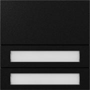 Gira - Funktionsmodul für Türkommunikation Ruftastenmodul 2f sw 5532925
