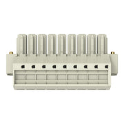 WAGO - Ein- und mehrpolige Klemmenleiste 1-Leiter-Federleiste 831-3109/107-000 CAGECLAMP,10mm²,lgr − 12 Stück