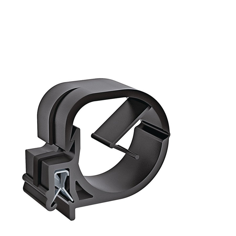 HellermannTyton - Befestigungssockel und -element für Kabelbinder EdgeClip EC27-BK-HIRHS − 500 Stück