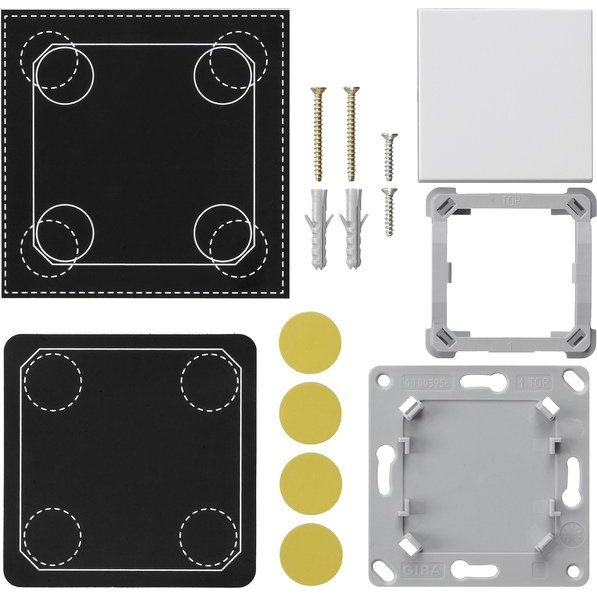 Gira - Zubehör/Ersatzteile für Installationsschalterprogramme Funk-Wandsender 1fach rws 823103 ohne Platine