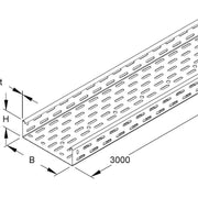 Niedax - Kabelrinne Kabelrinne RL 60.600 E3 − 6 Meter