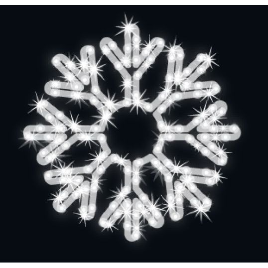 Scharnberger+Hasenbein - Festbeleuchtung LED-Motiv Quick Fix Ice 58981 D=40 2Kg T-1 ws