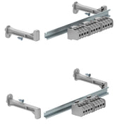 OBO Bettermann - Ein- und mehrpolige Klemmenleiste Klemmleistenset KL-X16 06-16 m.Schraubklemmen