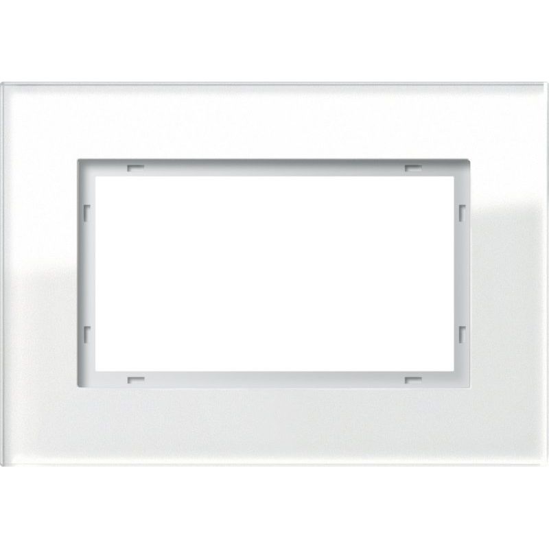 Gira - Abdeckrahmen 1 2fach 100112 Glas ws