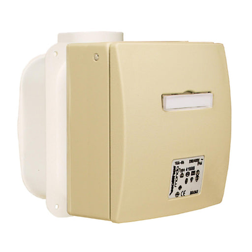 Walther Werke - CEE-Steckdose (IEC 60309) MONDO Wandsteckdose 32A 436BSRW 5P 400V 6h IP44 UP