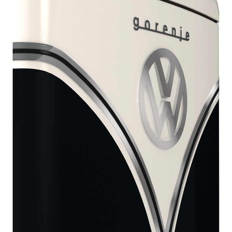 Gorenje - Kühlschrank Kühlgerät VW-Bulli OBRB 615 DBK sw Retrodesign