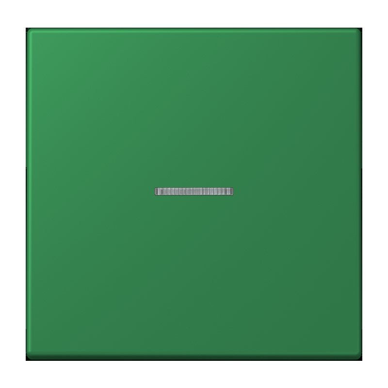 Jung - Abdeckung/Bedienelement für Installationsschalterprogramme Wippe 1fach m. Lichtleiter LC 990 KO5 219 vert fonce (32050)