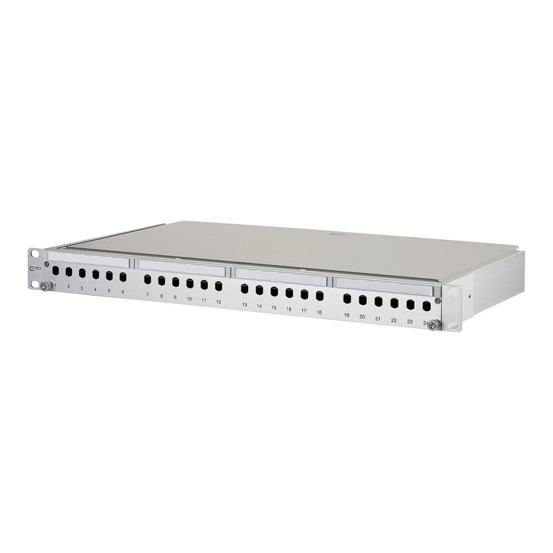 Metz Connect - Frontpanel/Patchpanel leer (Schaltschrank) Patchfeld OpDat24PA f.24xST
