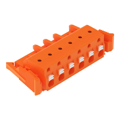 WAGO - Kabelsteckverbinder für Leiterplattensteckverbinder 1-Leiter-Federleiste 2231-706/037-000 Push-inCAGECLAMP,or − 25 Stück