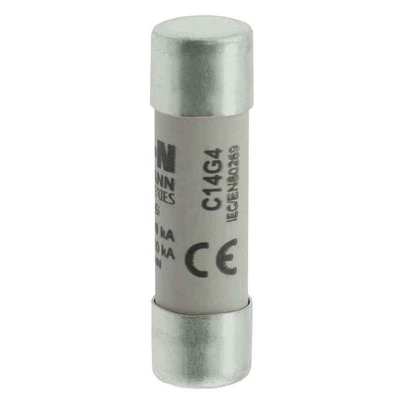 Eaton - Zylindrische Sicherung Sicherungseinsatz Nieders. CYLINDRICA#C14G4 4A AC 690V 80kA − 10 Stück