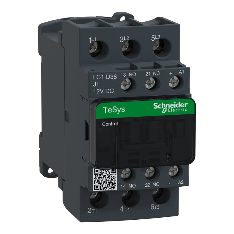 Schneider Electric - Leistungsschütz zum Schalten von Wechselstrom Leistungsschütz LC1D38JL 3-polig, 1S, 1Ö