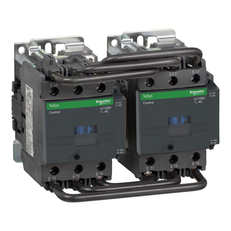 Schneider Electric - Schützkombination Wendeschützkombination LC2D80F7 37kW/400V/AC3