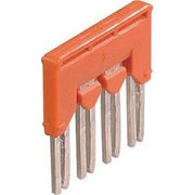Krüger-Werke - Querverbinder/Brücker für Reihenklemme Querverbinder BJDL5.5-5P orange 5-polig, BJDL − 20 Stück
