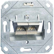 Metz Connect - Kommunikationsanschlussdose Kupfer Anschlussdose C6Amodul UP0 TN C6Amod-2UP0-180 2Port 180 UP0