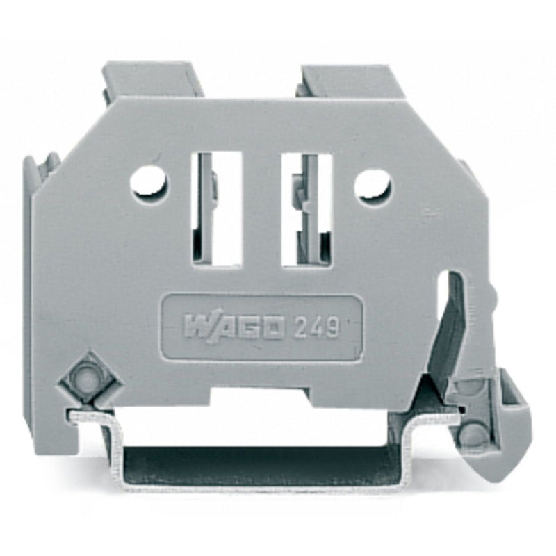 WAGO - Endklammer/-halter für Reihenklemme Endklammer 249-117 10mm breit grau − 25 Stück