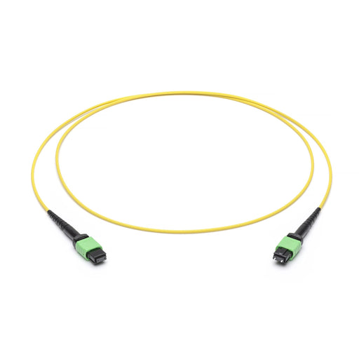 Corning - Patchkabel LWL LWL-Patchkab. 12F MPO APC JZDZE12GEZ-NB002M BU/ST OS2 2m gelb