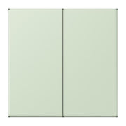 Jung - Abdeckung/Bedienelement für Installationsschalterprogramme Wippe für Taster 2fach LC 102 218 vert anglais pale